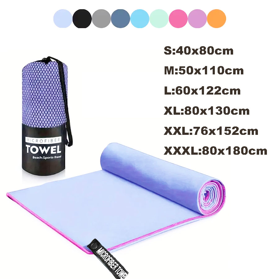 Beach Towel Large - Quick-drying Sports Towel Swimming Gym Fitness