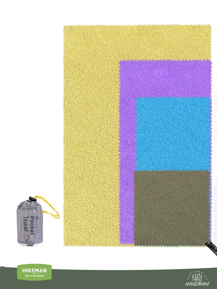 Beach Towel Large - HIKEMAN Outdoor Quick-drying Towel Camping Hiking