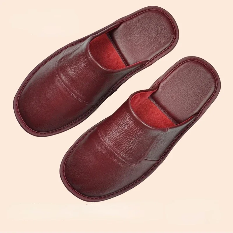 Flip Flop Leather Men - XIHAHA Autumn Winter Indoor Shoes Men's