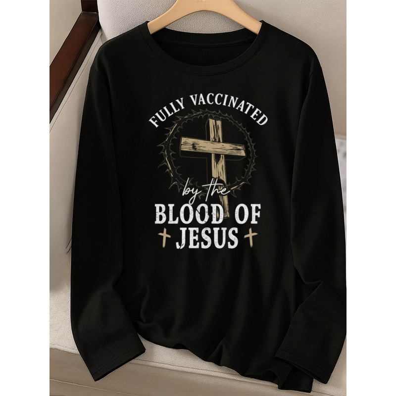 Christian Cross Graphic Women  - Tee Graphic Print recension och pris