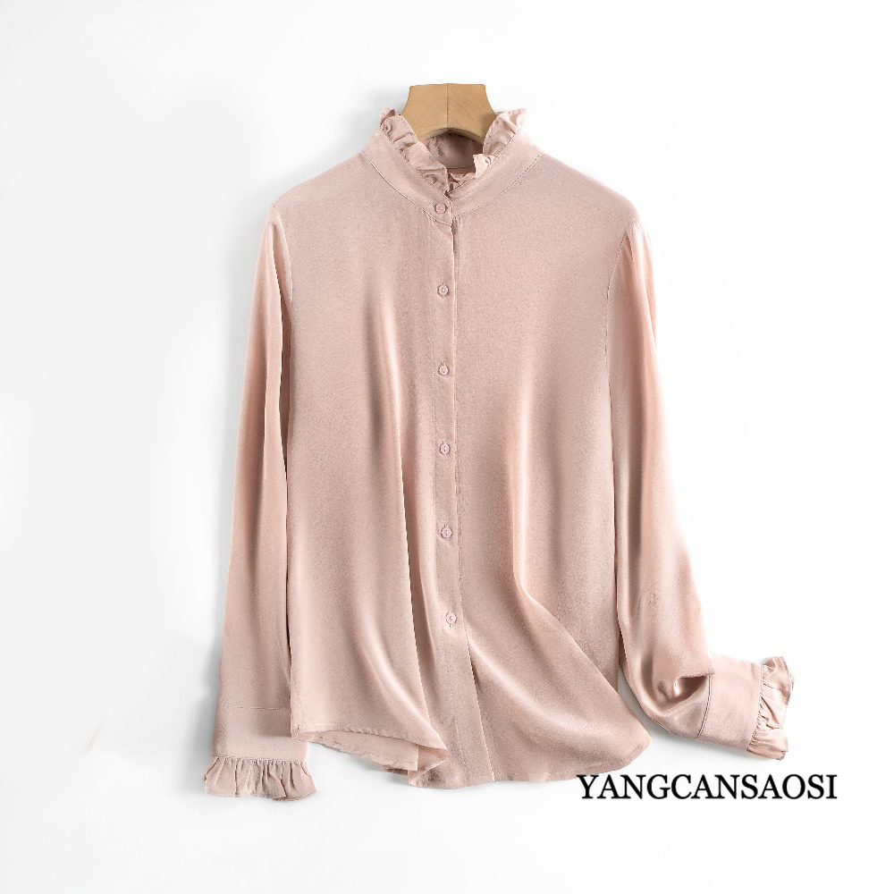 Women's Spring/Autumn New Pala - Shirt Camp Collar recension och pris