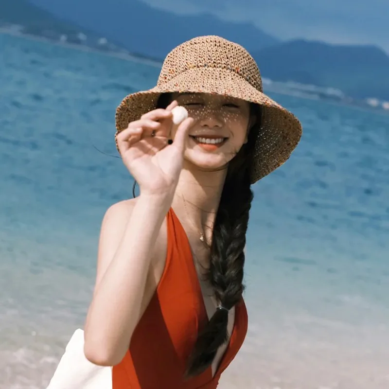 Summer Sun Hats for Women Stra - Bucket Hat Straw recension och pris