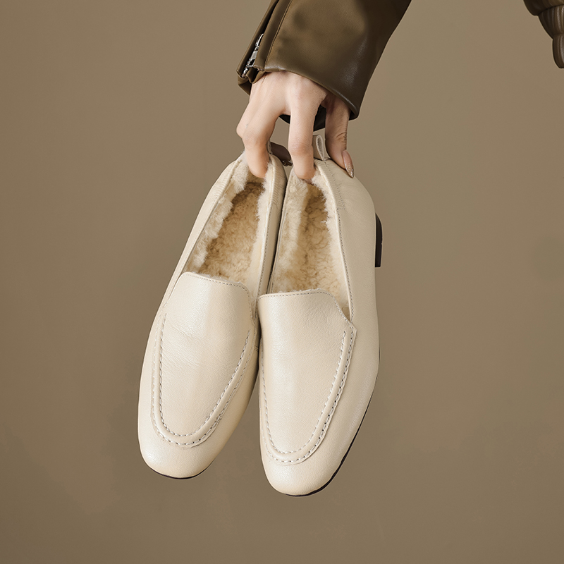 Loafers Women's Sheepskin Wool - Espadrille Slip On recension och pris