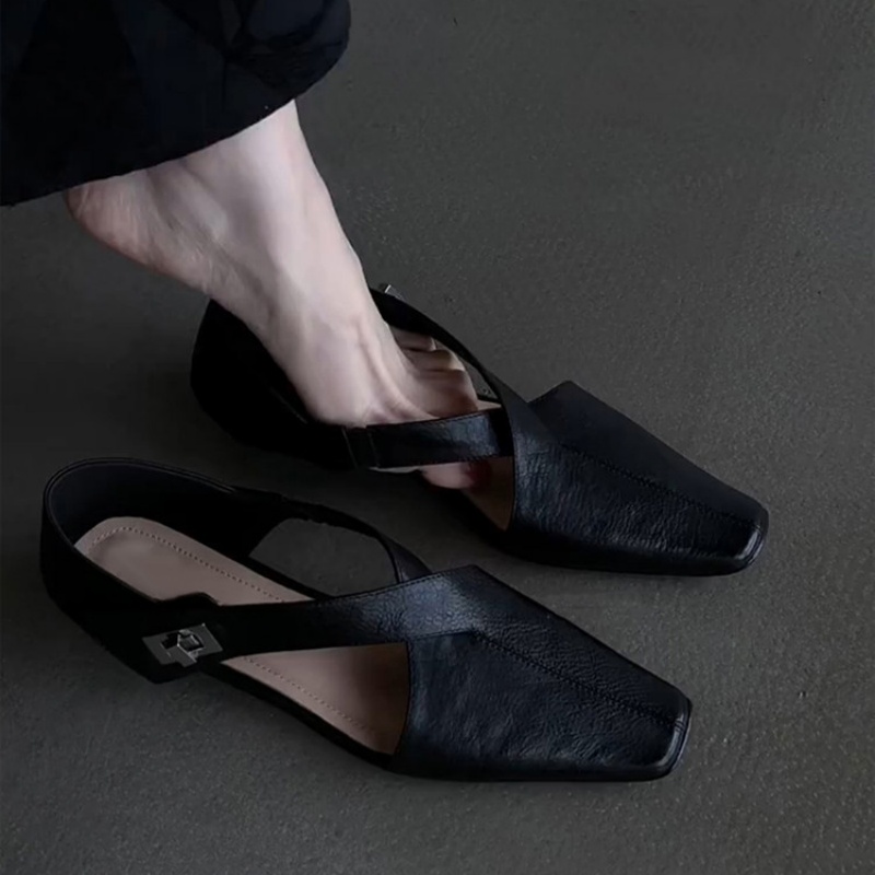 Women Square Toe Cross Strap S - Casual Sandal Leather recension och pris